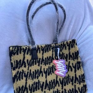 Yitty Major Label Plush Tote - Olive Juice